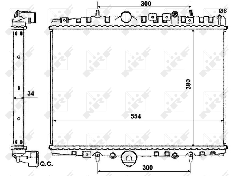 NRF Radiateur 53787