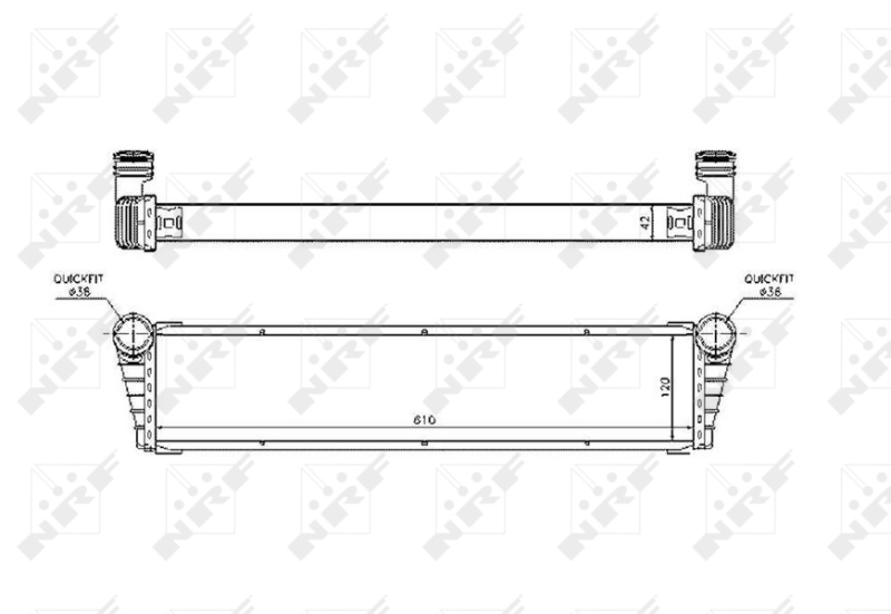 NRF Radiateur 53799