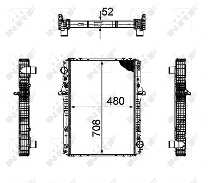 NRF Radiateur 53859