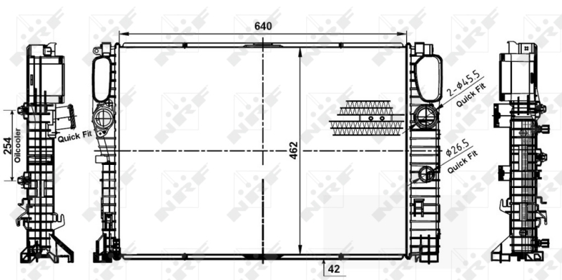 NRF Radiateur 53979