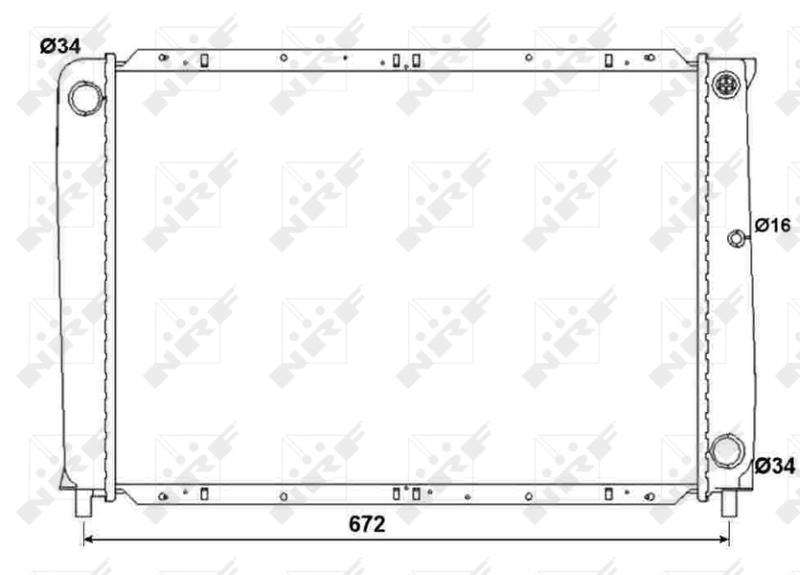 NRF Radiateur 53995