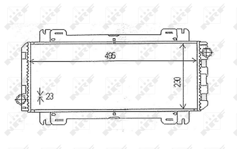 NRF Radiateur 54613