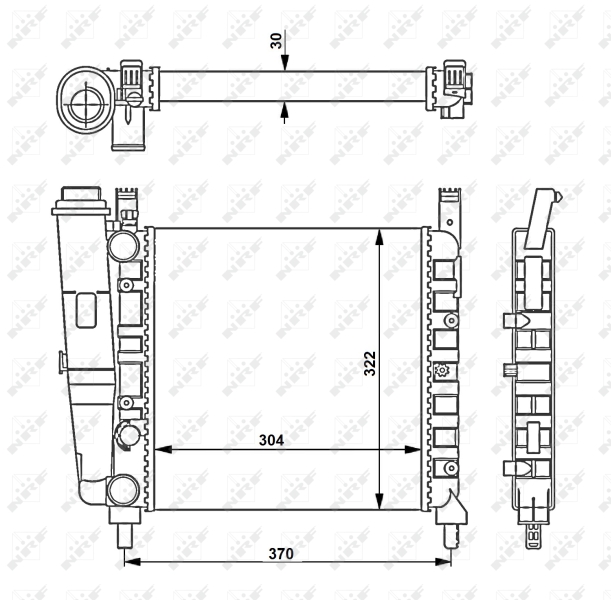 NRF Radiateur 54679