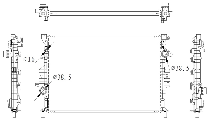 NRF Radiateur 550006