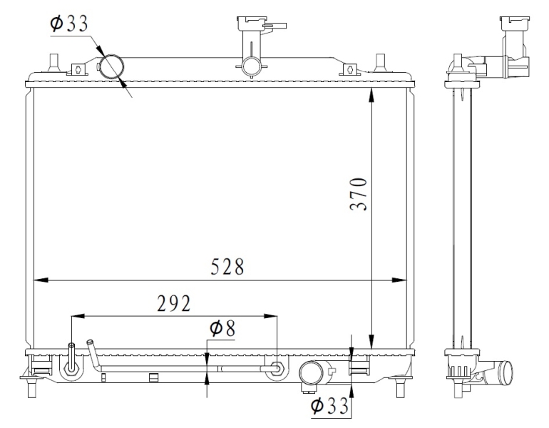 NRF Radiateur 550015