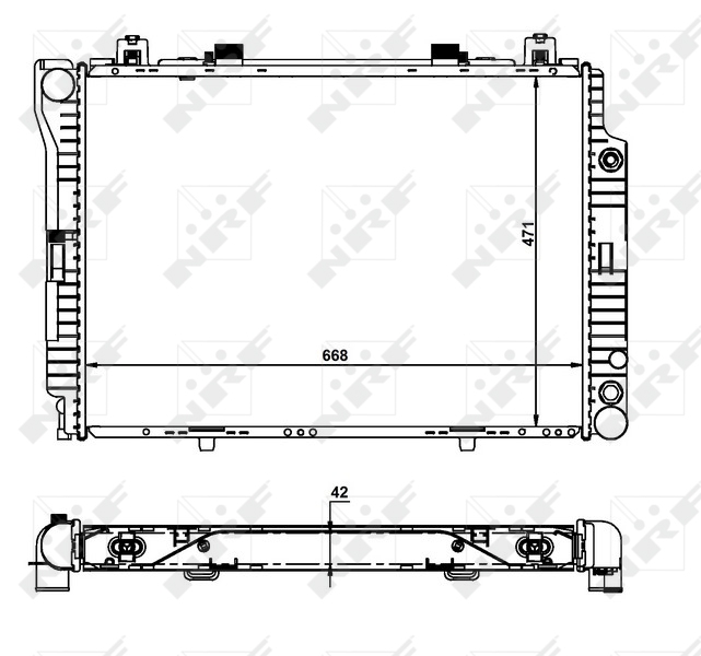 NRF Radiateur 55316