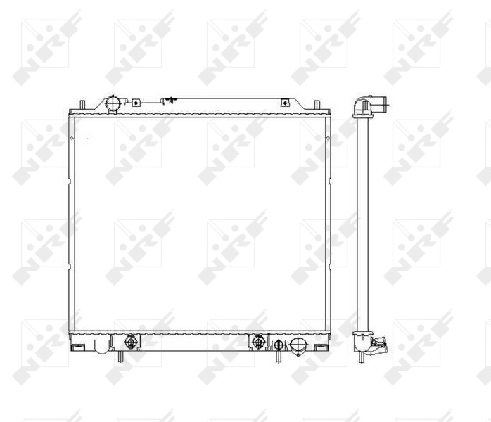 NRF Radiateur 55343