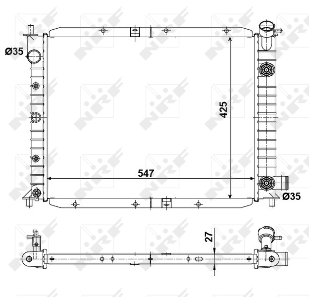 NRF Radiateur 56028