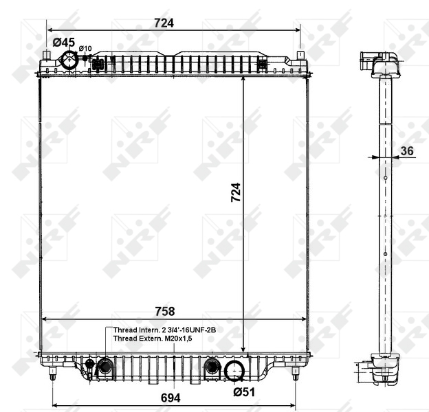 NRF Radiateur 56029