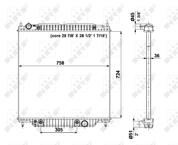 NRF Radiateur 56037