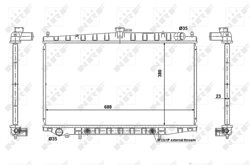 NRF Radiateur 56079