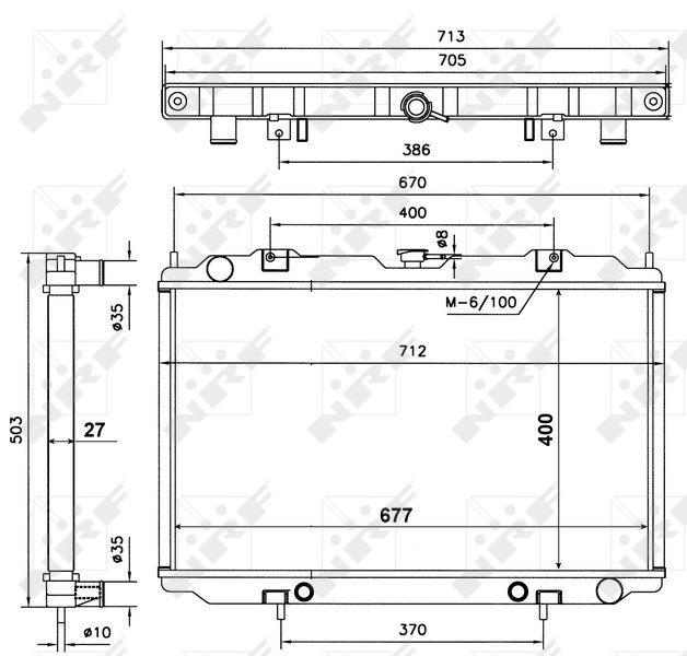 NRF Radiateur 56087