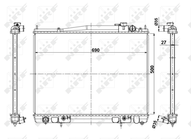 NRF Radiateur 56088