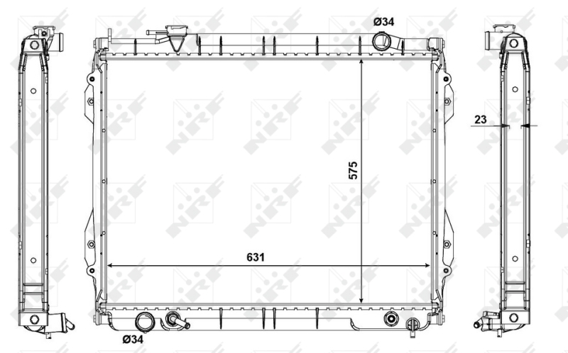 NRF Radiateur 56121