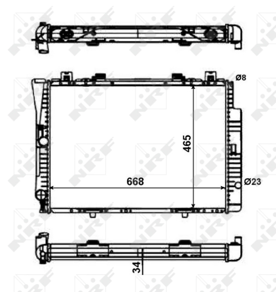 NRF Radiateur 56142