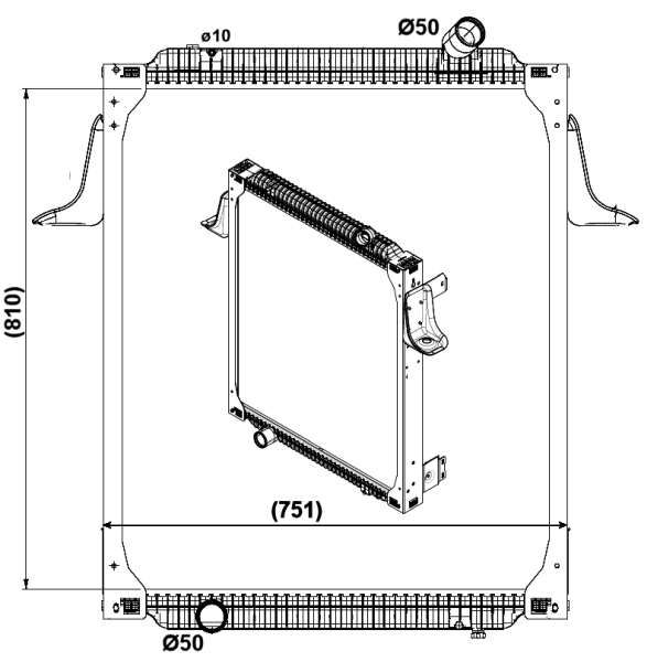 NRF Radiateur 569563