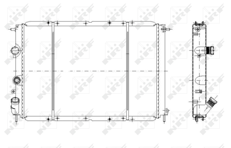 NRF Radiateur 58106