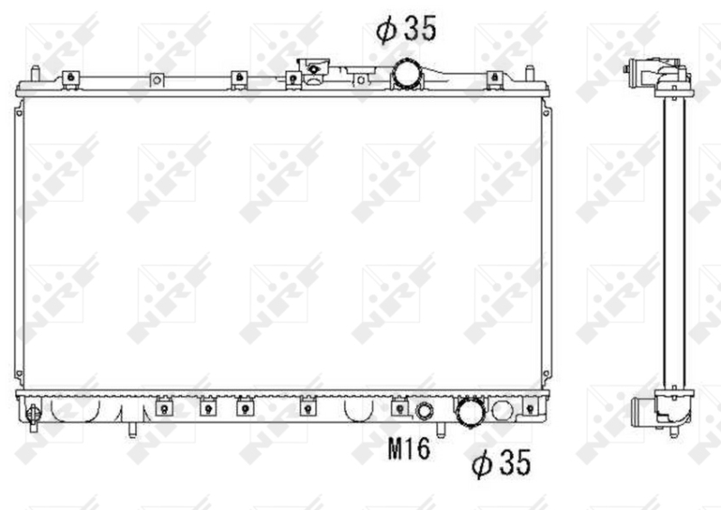 NRF Radiateur 58182