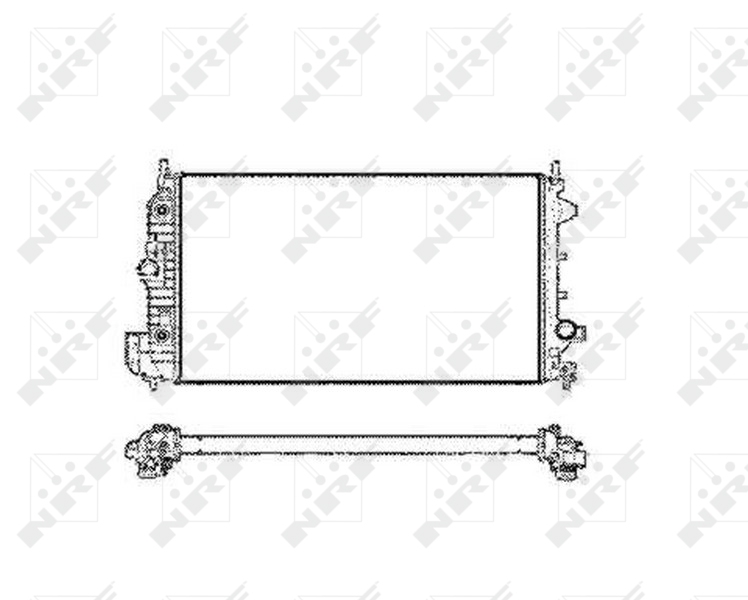 NRF Radiateur 58205