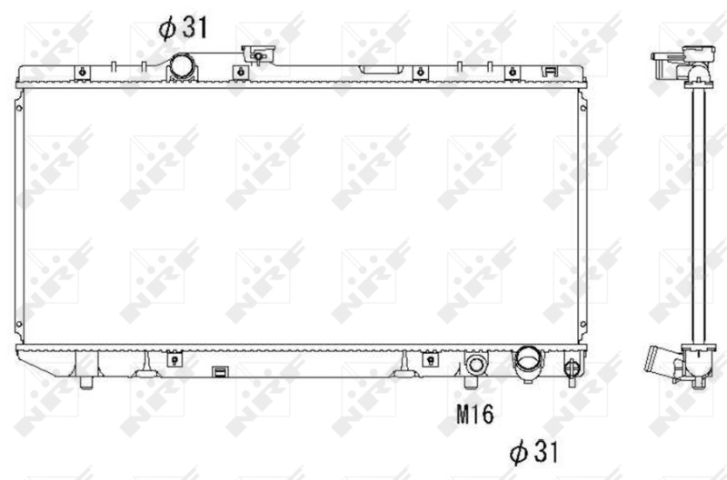 NRF Radiateur 58238