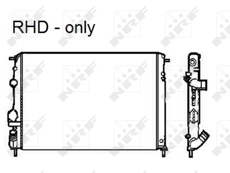 NRF Radiateur 58326