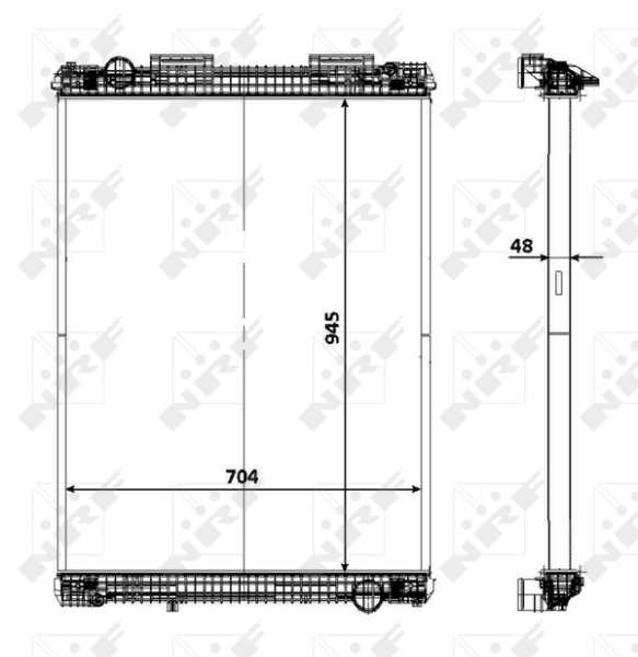 NRF Radiateur 58371