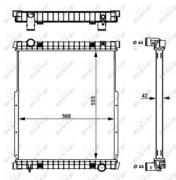 NRF Radiateur 58377