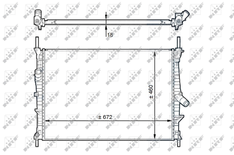 NRF Radiateur 58441