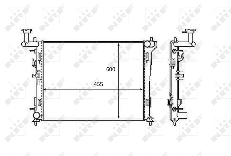 NRF Radiateur 58462