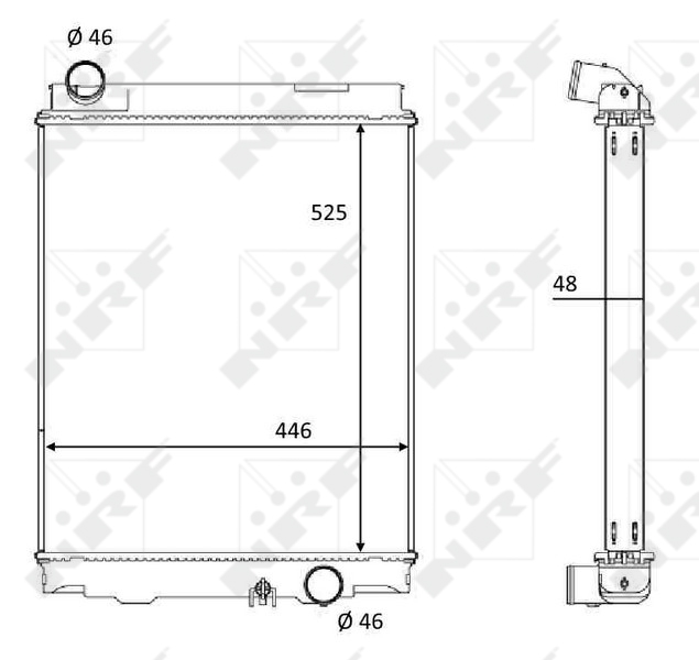 NRF Radiateur 59053