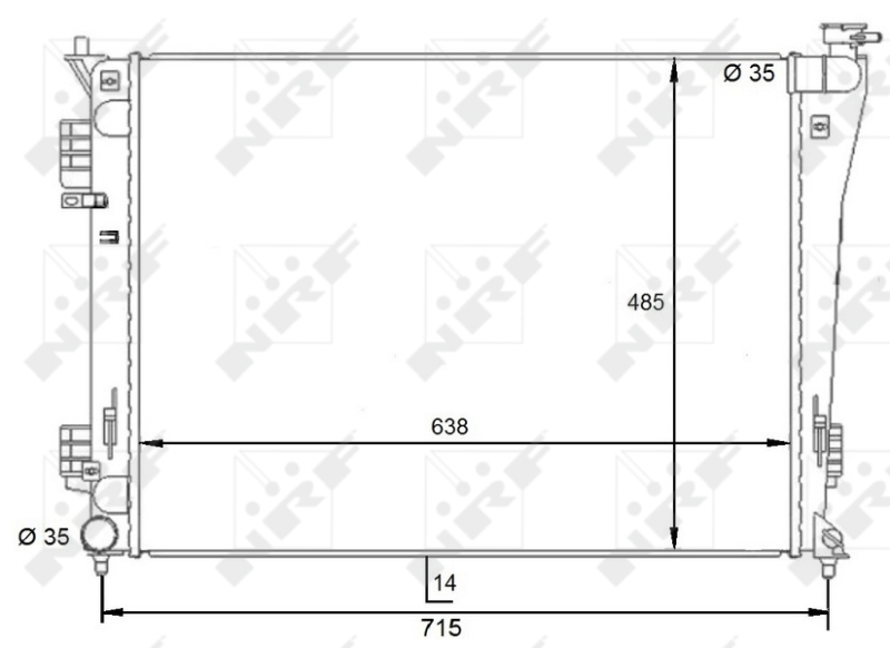 NRF Radiateur 59092