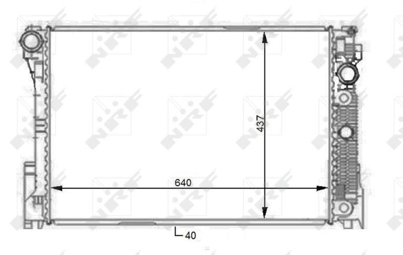 NRF Radiateur 59108