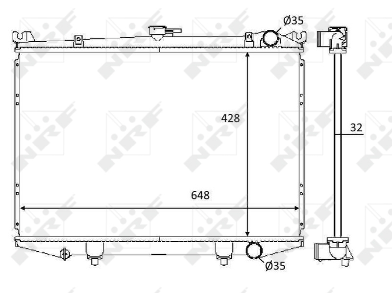 NRF Radiateur 59114