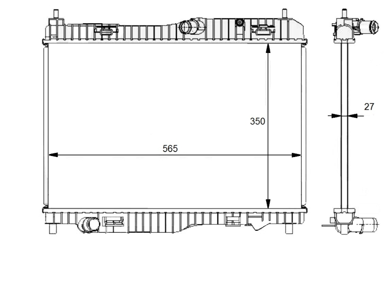 NRF Radiateur 59134