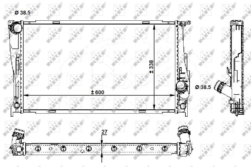 NRF Radiateur 59210