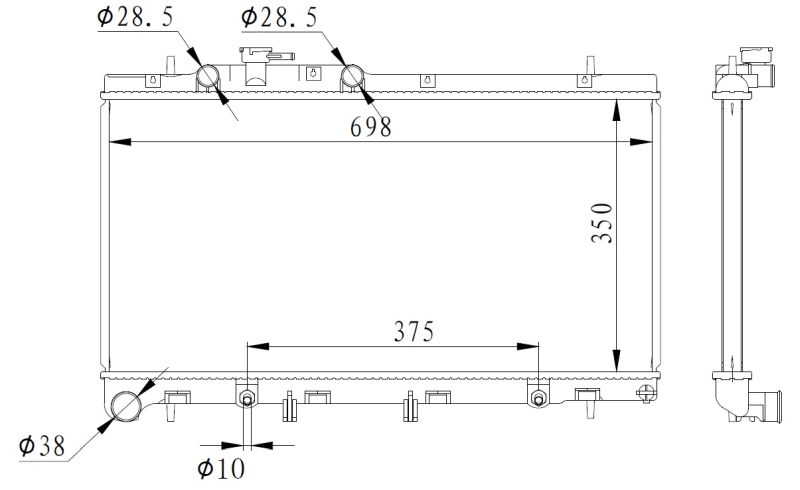 NRF Radiateur 59227