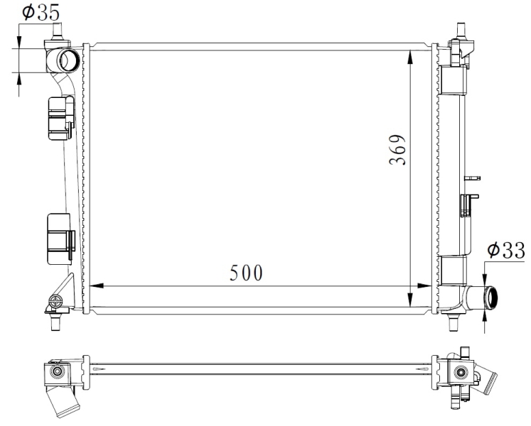 NRF Radiateur 59263