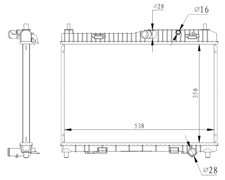 NRF Radiateur 59317