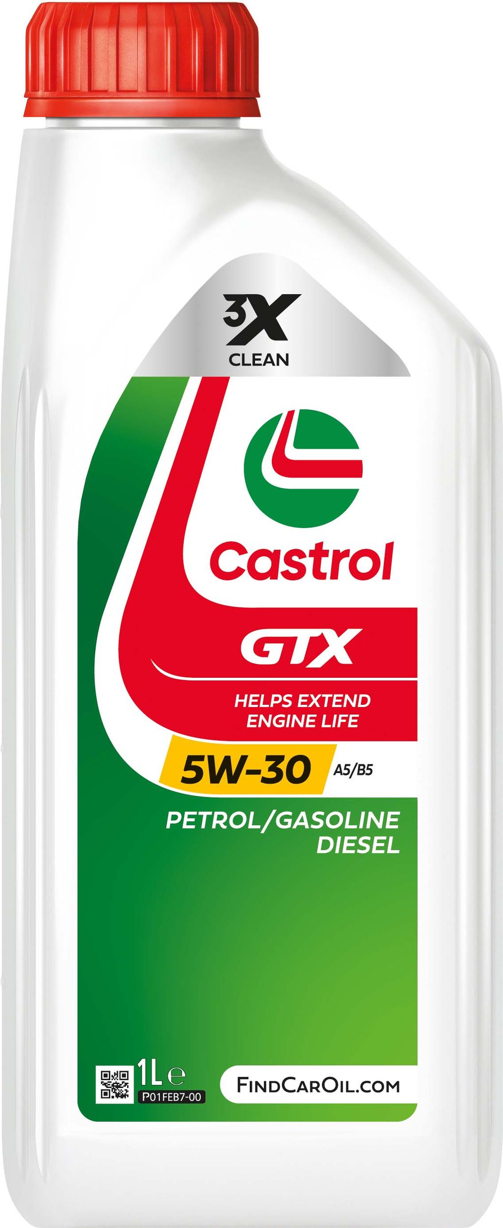 Castrol GTX 5W-30 A5/B5 1 Liter 15F6F1 Suzuki SWIFT IV FZ NZ Hatchback 2010 - 2001