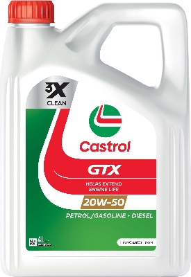 Castrol GTX 20W-50  4 Liter
 15F645