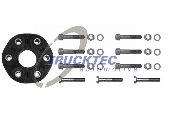 Trucktec Automotive Rubber askoppeling / Hardyschijf 02.34.024