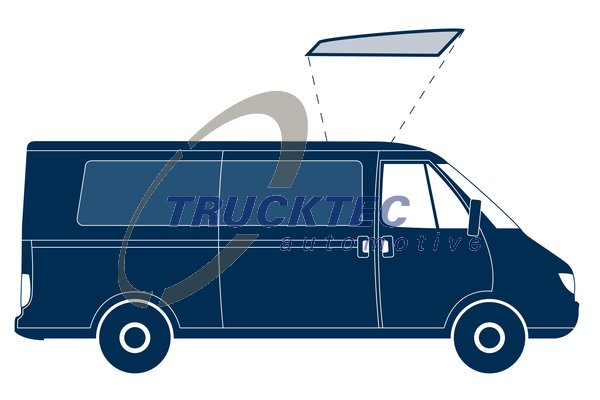 Trucktec Automotive Schuifdak rubber 02.54.056