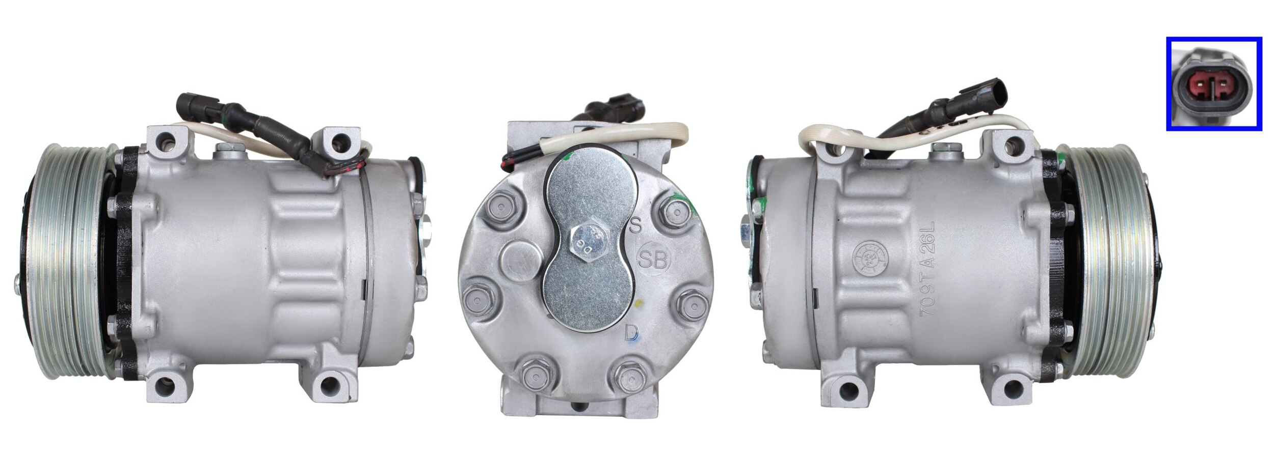 Elstock Airco compressor 51-0972