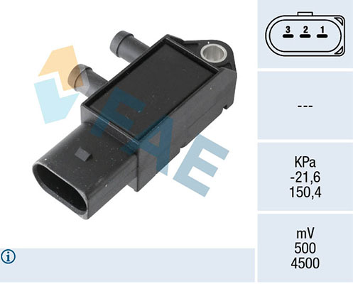 FAE Uitlaatgasdruk sensor 16150