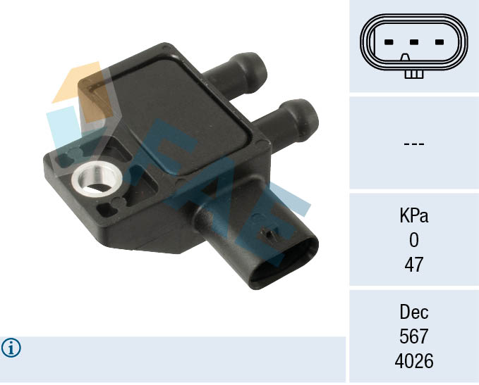 FAE Uitlaatgasdruk sensor 16161