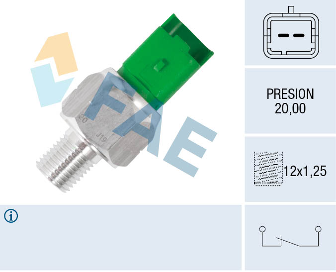 FAE Oliedruksensor 18502