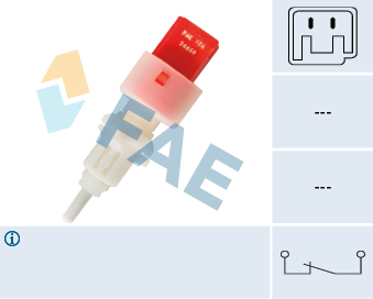 FAE Koppelingbedieningsschakelaar (motor) 24668