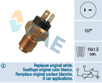 FAE Temperatuursensor 34080