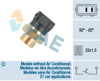 FAE Temperatuurschakelaar 36824