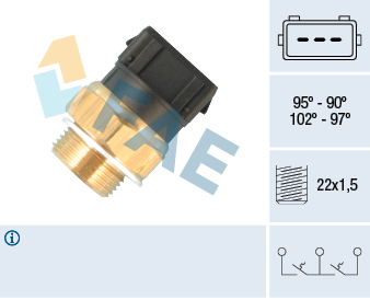 FAE Temperatuurschakelaar 37823